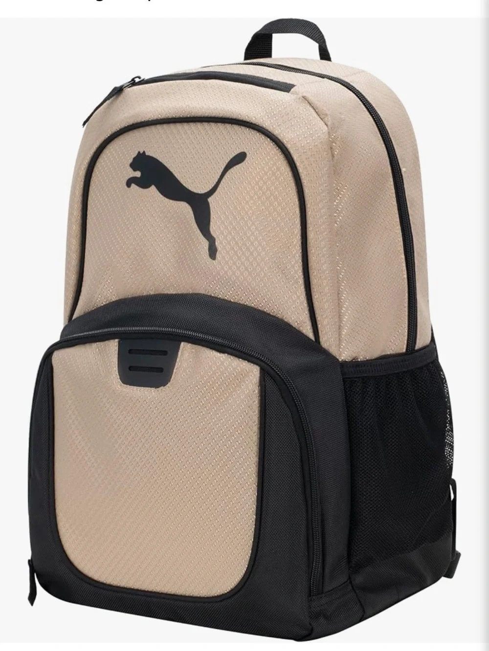 PUMA unisex Contender 3.0 Backpack in tan/gold combo 📚